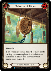 Talisman of Tithes [EVR192] (Everfest) 1st Edition Normal - POKÉ JEUX