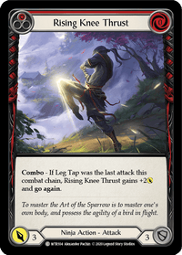Rising Knee Thrust (Red) [U-WTR104] (Welcome to Rathe Unlimited) Unlimited Rainbow Foil - POKÉ JEUX