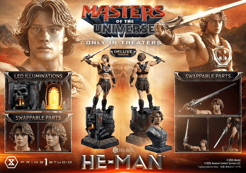 Real Elite Masterline Masters of the Universe (2026 Film) He-Man Deluxe Version (Pre-Order)