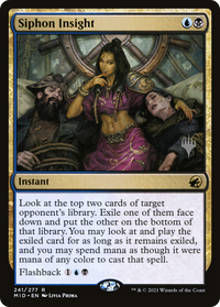 Siphon Insight (Promo Pack) [Innistrad: Midnight Hunt Promos]