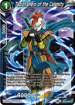 Tapion, Hero of the Calamity (BT14-049) [Cross Spirits] - POKÉ JEUX