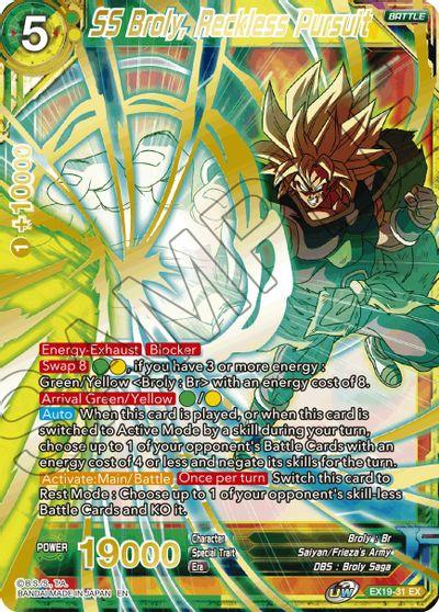 SS Broly, Reckless Pursuit (EX19-31) [Special Anniversary Set 2021] - POKÉ JEUX