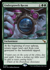 Undergrowth Recon (Pack Promo) [Meurtres au Manoir Karlov Promos] 