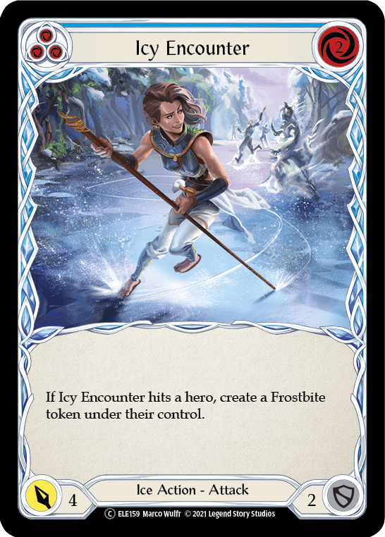 Icy Encounter (Blue) [U-ELE159] (Tales of Aria Unlimited) Unlimited Normal - POKÉ JEUX