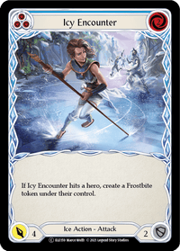 Icy Encounter (Blue) [U-ELE159] (Tales of Aria Unlimited) Unlimited Rainbow Foil - POKÉ JEUX