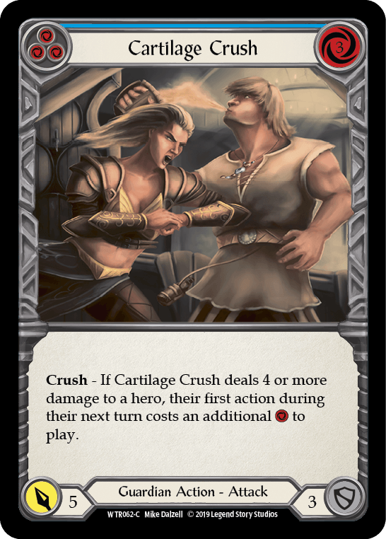 Cartilage Crush (Blue) [WTR062-C] (Welcome to Rathe) Alpha Print Rainbow Foil - POKÉ JEUX