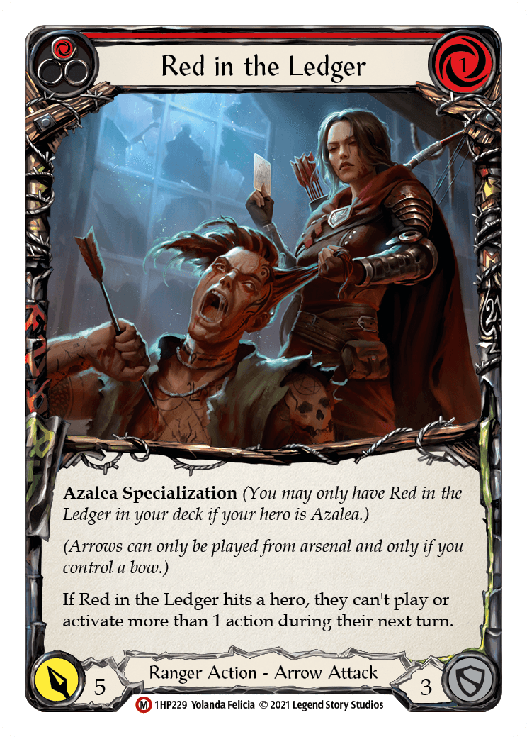 Red in the Ledger [1HP229] (History Pack 1) - POKÉ JEUX