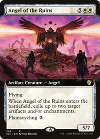 Angel of the Ruins (Extended Art) [Commander 2021]