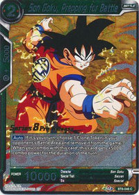 Son Goku, Prepping for Battle (BT8-046_PR) [Malicious Machinations Prerelease Promos] - POKÉ JEUX