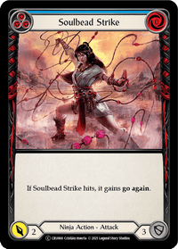 Soulbead Strike (Blue) [U-CRU068] (Crucible of War Unlimited) Unlimited Rainbow Foil - POKÉ JEUX