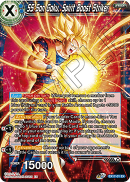 SS Son Goku, Spirit Boost Striker (EX17-01) [Saiyan Booster] - POKÉ JEUX