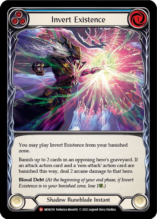 Invert Existence [MON158] (Monarch) 1st Edition Normal - POKÉ JEUX