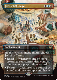 Frosteliff Siege (Borderless) (TDM-385) - Tarkir: Dragonstorm Foil