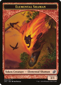 Elemental Shaman Token (Jace vs. Chandra) [Duel Decks Anthology Tokens]