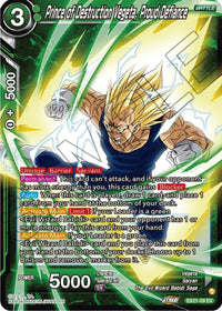 Prince of Destruction Vegeta, Proud Defiance (EX21-09) [5th Anniversary Set] - POKÉ JEUX