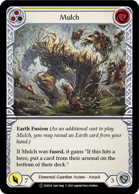 Mulch (Yellow) [U-ELE020] (Tales of Aria Unlimited) Unlimited Rainbow Foil - POKÉ JEUX