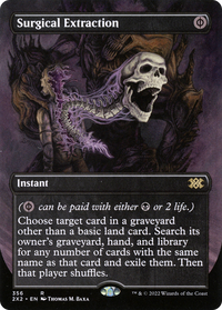 Surgical Extraction (Borderless Alternate Art) [Double Masters 2022]
