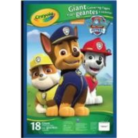CRAYOLA - 18pg GIANT COLOURING PAGES - PAW PATROL (Special Order)