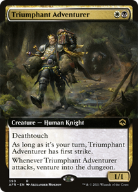 Triumphant Adventurer (Extended Art) [Dungeons & Dragons: Adventures in the Forgotten Realms]
