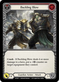 Buckling Blow (Red) [WTR057-C] (Welcome to Rathe) Alpha Print Normal - POKÉ JEUX