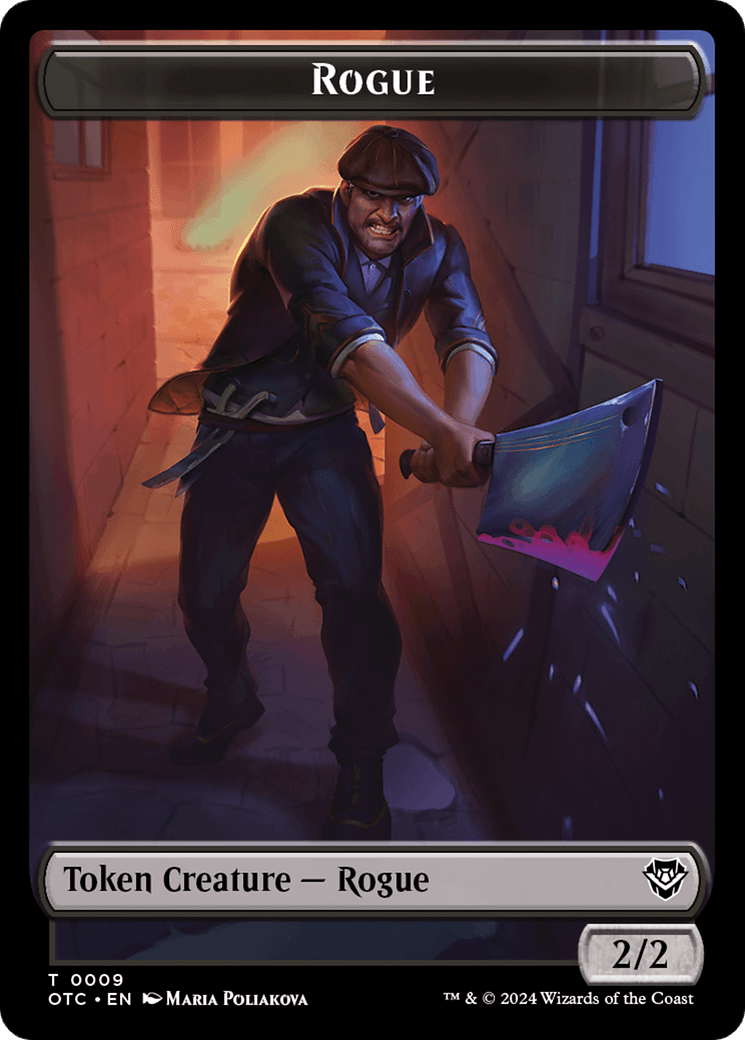 Rogue // The Monarch Double-Sided Token [Outlaws of Thunder Junction Commander Tokens] - POKÉ JEUX