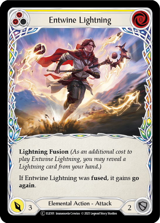 Entwine Lightning (Yellow) [U-ELE101] (Tales of Aria Unlimited) Unlimited Normal - POKÉ JEUX