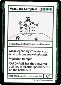 Vazal, the Compleat (2021 Edition) [Mystery Booster Playtest Cards]