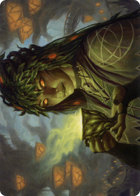Dina, Soul Steeper // Dina, Soul Steeper (ASTX-023) - Strixhaven Art Series (Borderless) Foil
