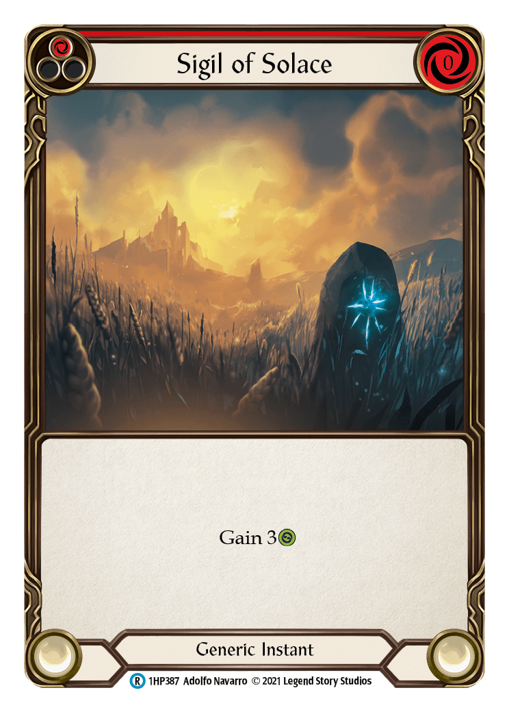 Sigil of Solace (Red) [1HP387] (History Pack 1) - POKÉ JEUX