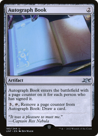 Livre d'autographes [Infini] 