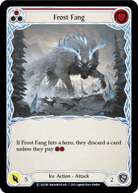 Frost Fang (Red) [U-ELE148] (Tales of Aria Unlimited) Unlimited Normal - POKÉ JEUX