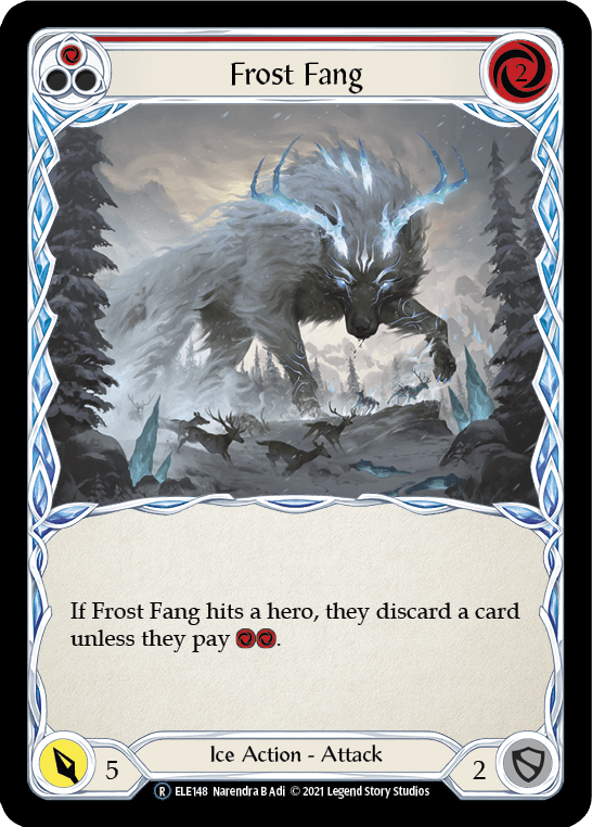 Frost Fang (Red) [U-ELE148] (Tales of Aria Unlimited) Unlimited Rainbow Foil - POKÉ JEUX