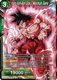 Kaio-Ken Son Goku, Maximum Gains (BT15-067) [Saiyan Showdown] - POKÉ JEUX