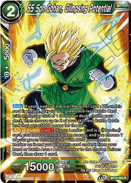 SS Son Gohan, Glimpsing Potential (BT14-065) [Cross Spirits] - POKÉ JEUX