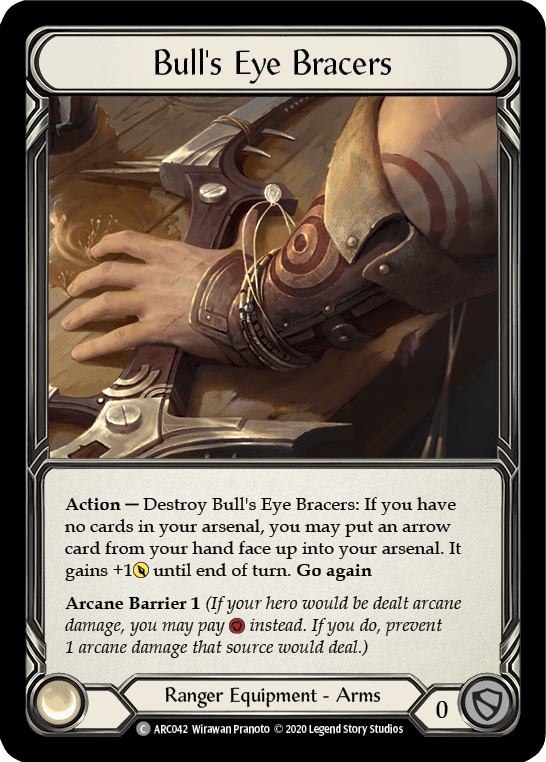 Bull's Eye Bracers [U-ARC042] (Arcane Rising Unlimited) Unlimited Normal - POKÉ JEUX
