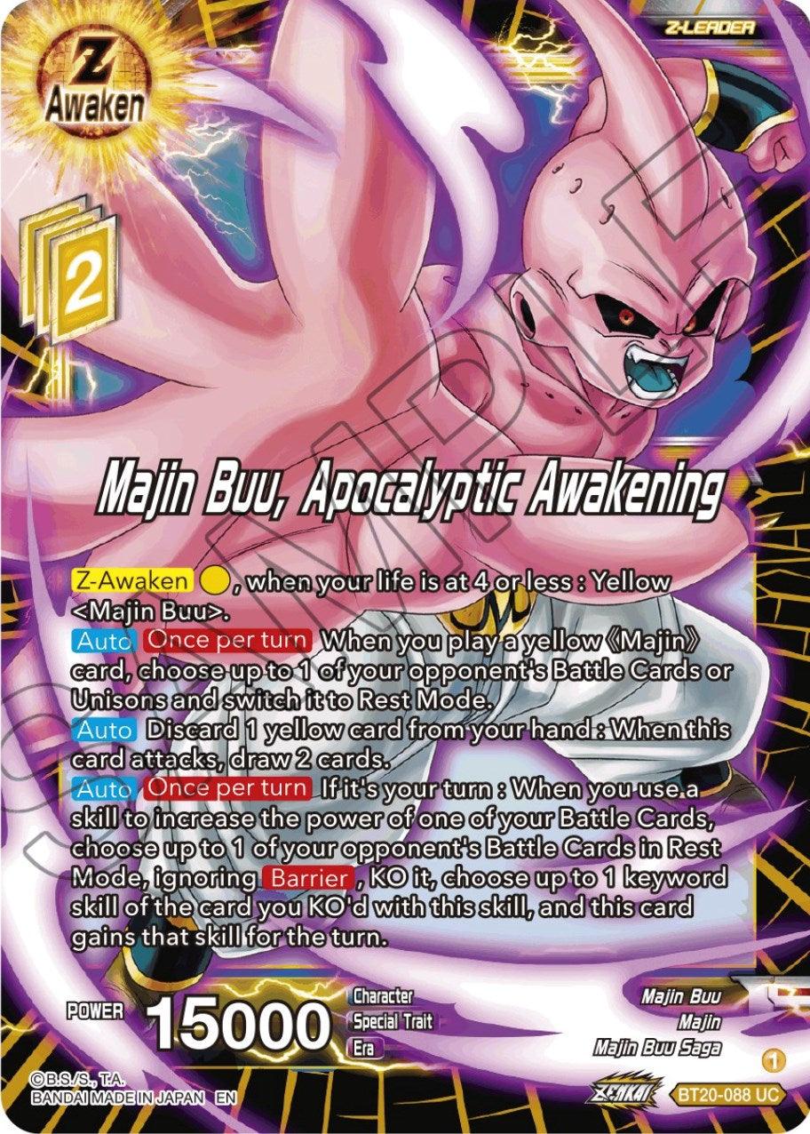 Majin Buu, Apocalyptic Awakening (BT20-088) [Power Absorbed] - POKÉ JEUX