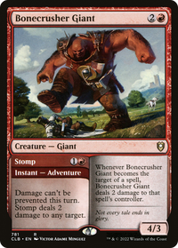 Bonecrusher Giant // Stomp [Commander Legends: Battle for Baldur's Gate]