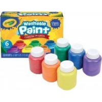 CRAYOLA - 6 x 59ml PAINT JARS (Special Order)