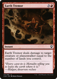 Earth Tremor [Commander Legends: Battle for Baldur's Gate]