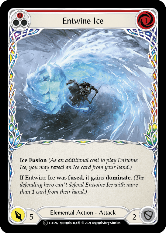 Entwine Ice (Red) [U-ELE097] (Tales of Aria Unlimited) Unlimited Normal - POKÉ JEUX