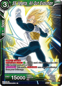 SS Vegeta, All-Out Evolution (BT19-082) [Fighter's Ambition] - POKÉ JEUX
