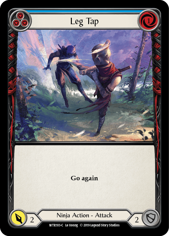 Leg Tap (Blue) [WTR103-C] (Welcome to Rathe) Alpha Print Normal - POKÉ JEUX