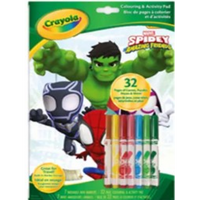 CRAYOLA - COLOURING & ACTIVITY PAD - SPIDEY & FRIENDS (Special Order)