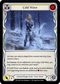 Cold Wave (Yellow) [U-ELE039] (Tales of Aria Unlimited) Unlimited Rainbow Foil - POKÉ JEUX