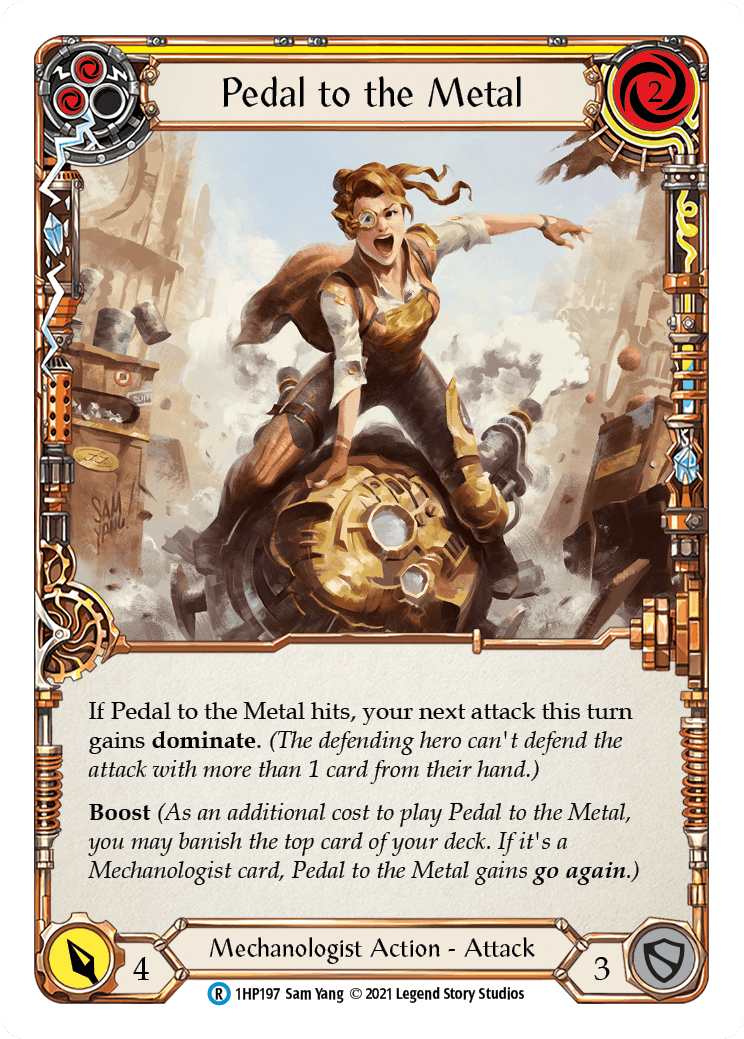Pedal to the Metal (Yellow) [1HP197] (History Pack 1) - POKÉ JEUX
