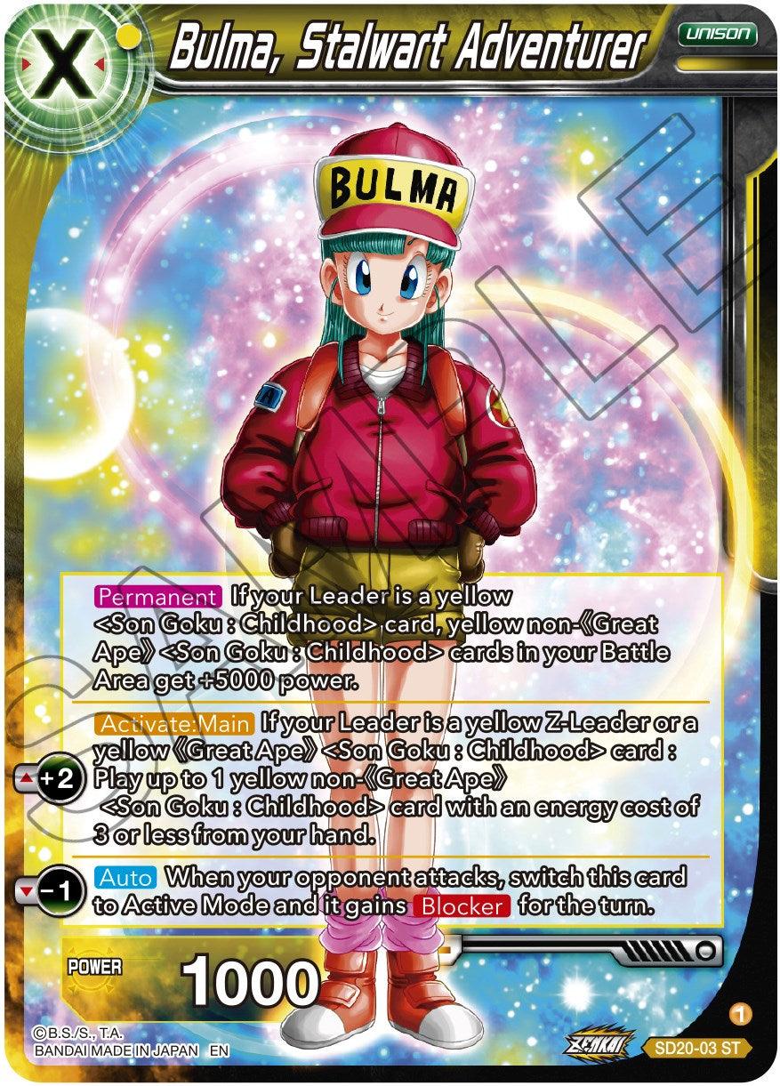 Bulma, Stalwart Adventurer (SD20-03) [Dawn of the Z-Legends] - POKÉ JEUX