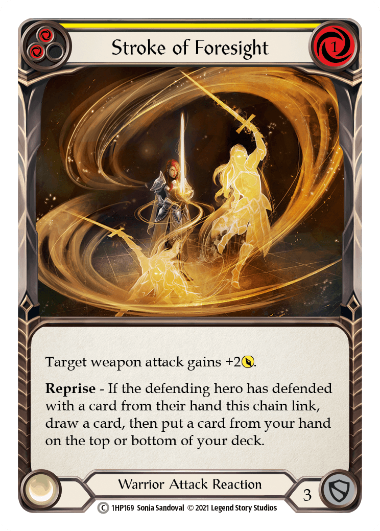 Stroke of Foresight (Yellow) [1HP169] (History Pack 1) - POKÉ JEUX