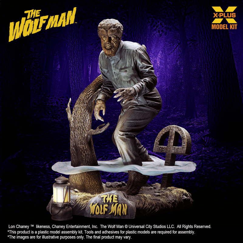 1/8 Scale Lon Chaney Jr. as Wolf Man Plastic Model Kit (Pre-Order)