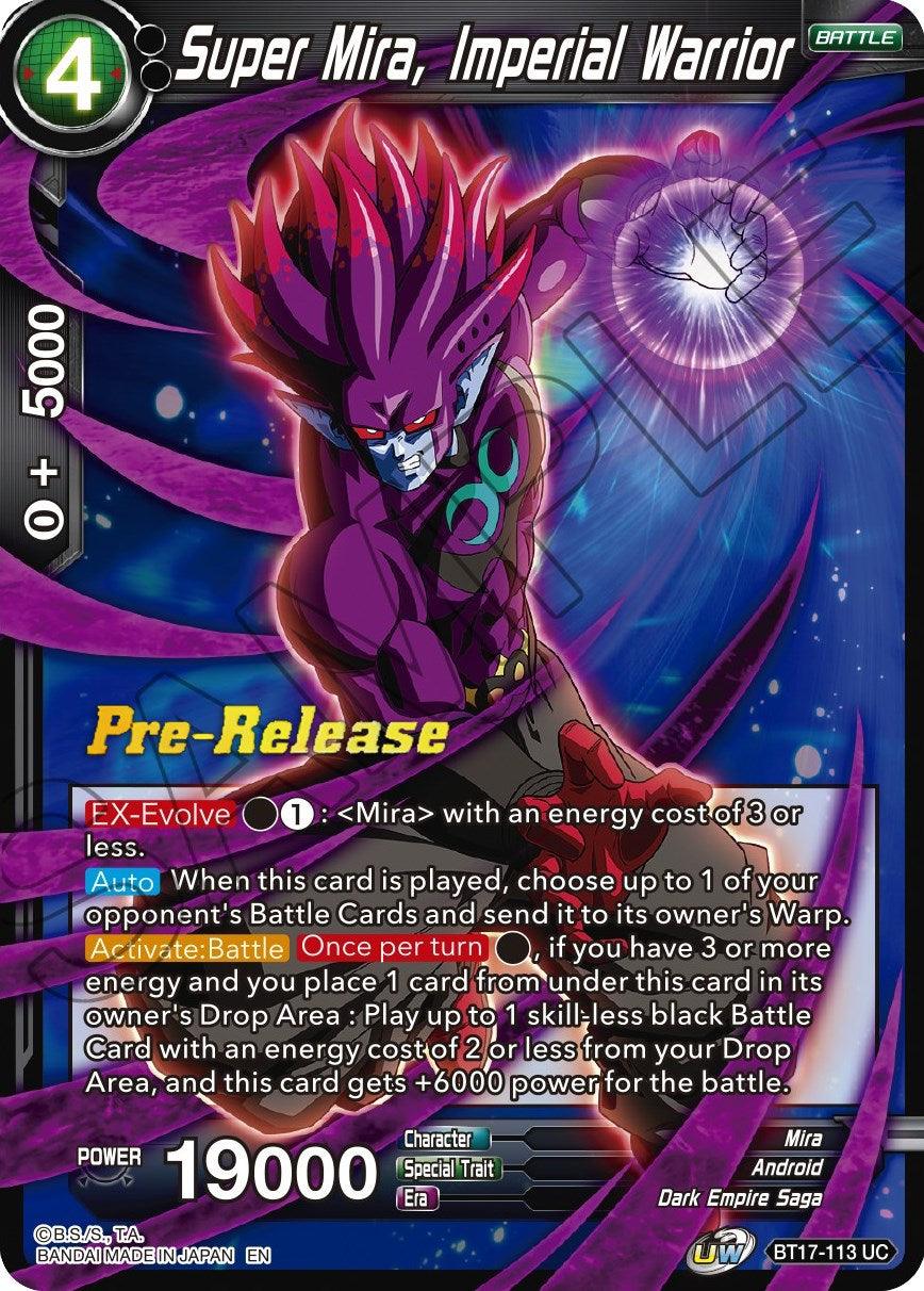 Super Mira, Imperial Warrior (BT17-113) [Ultimate Squad Prerelease Promos] - POKÉ JEUX