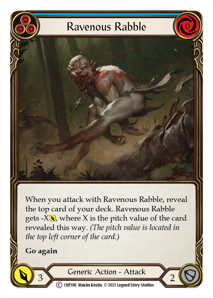 Ravenous Rabble (Blue) [1HP395] (History Pack 1) - POKÉ JEUX